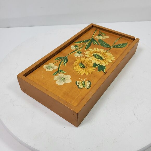 Vintage Fork Spoon Serving Set in Floral Box 9x5x2 Inch India - Picture 8 of 9